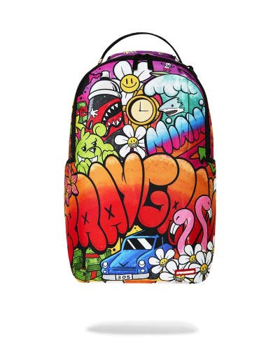 Sprayground Timewave Backpack Unisex Multi Laptop Sleeve Top Handle Bag GBS235
