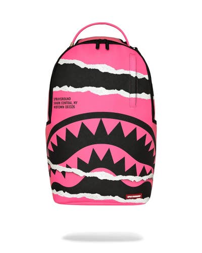 Sprayground Shark Central Split Vision Backpack Unisex OS Pink Top Handle GBS234