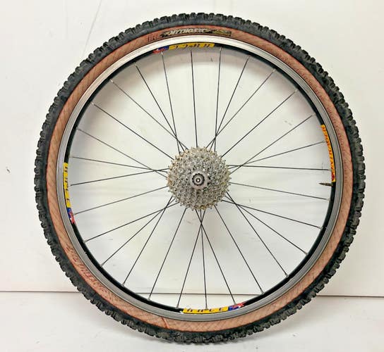 Bontrager Race 9-Speed 28-Spoke Aluminum 26" QR Rear Wheel IRC Mythos XC Tire