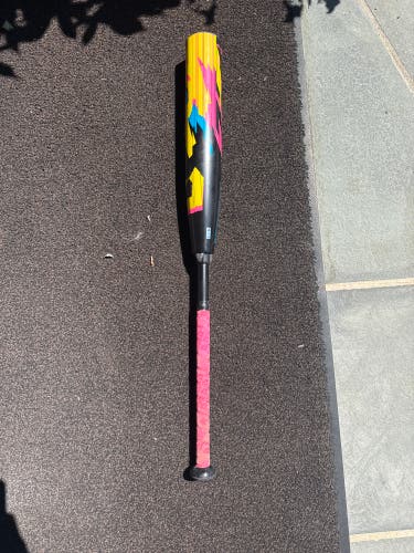 2023 DeMarini Zoa Glitch Composite USSSA Certified Bat (-8) 24 oz 32" (Used)
