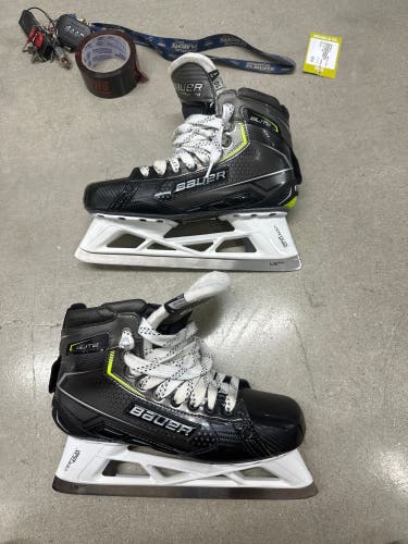 Used once 2024 Bauer Elite Hockey Goalie Skates 10 (Used)