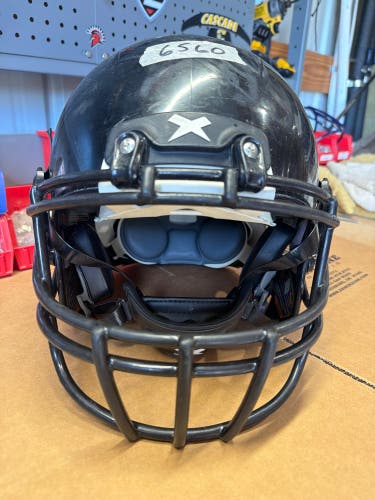 USED XENITH X2E+ YOUTH FOOTBALL HELMET - LARGE - BLACK