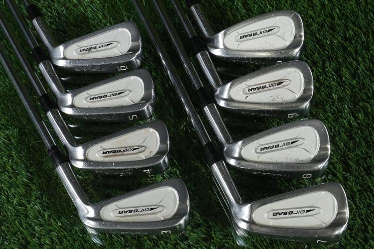 Jack Nicklaus Air Bear Forged Irons Set 3-PW Stiff Crank RH ~ RARE JACK STAMPED!