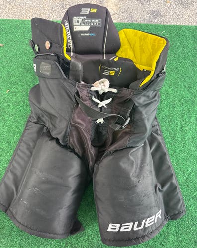 Black Bauer Supreme 3S Hockey Pants (Used) | Junior Large