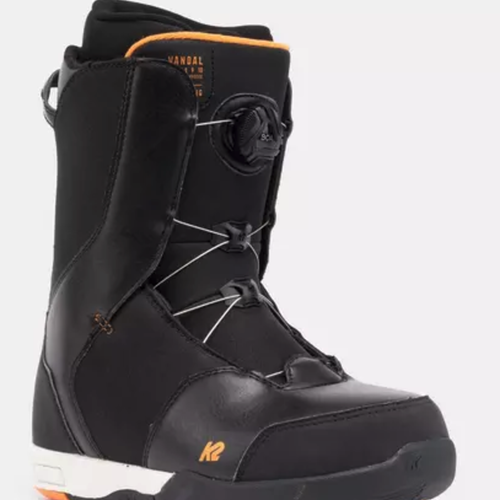 USED K2 Vandal Youth Snowboard Boots - Men's Size 6.0 / Women's Size 7.0