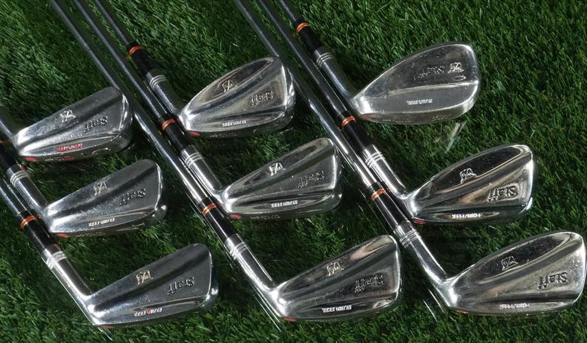Wilson Staff Fluid Feel Irons Set 3-SW S300 Stiff Flex Steel RH ~ Vintage!!