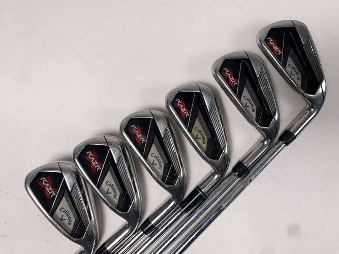 Callaway Razr X Iron Set 4-9 Uniflex Steel Mens RH