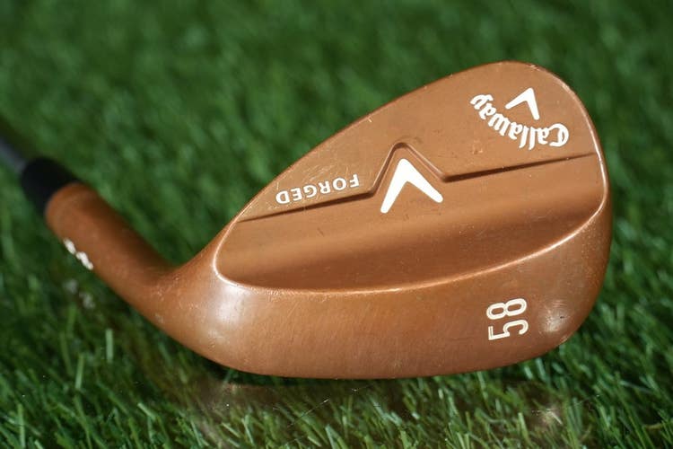 Callaway Forged 58 9 Lob Wedge Copper Callaway Forged Regular Flex Steel RH