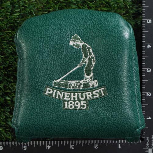 Pinehurst Resort 1895 AM&E Mallet Putter Headcover Green / White / Black ~ LOOK!