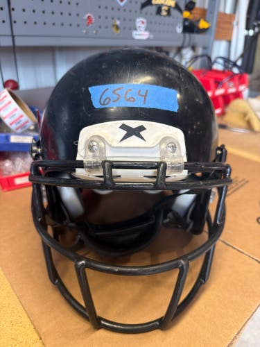 USED XENITH X2E+ ADULT FOOTBALL HELMET - XL - BLACK