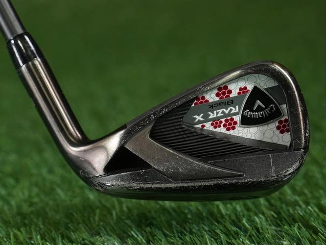 Callaway RAZR X Black 8 Iron Mid Torque A Senior Flex Graphite Shaft RH ~ LOOK!!