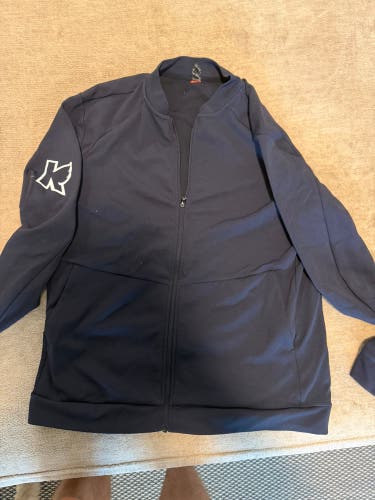 Blue Men's Large Sweatshirt (Used)