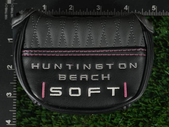 Cleveland Huntington Beach SOFT Mallet Putter Headcover Black / Pink ~ LH/RH