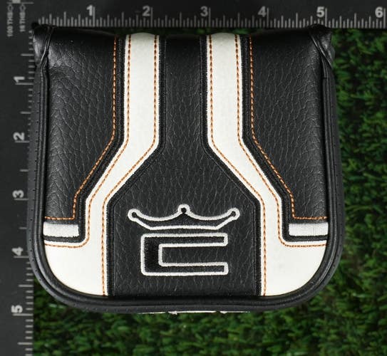 Cobra Mallet Putter Headcover Black / White ~ LH/RH