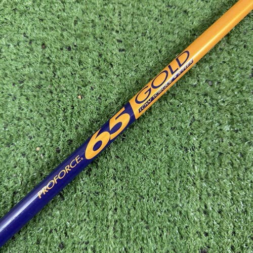 UST Mamiya Proforce Gold 65 Driver Shaft Uncut .350 Tip 46 Extra Stiff X Flex