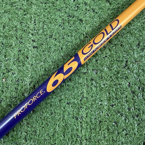 UST Mamiya Proforce Gold 65 Driver Shaft Uncut .350 Tip 46 Stiff Flex