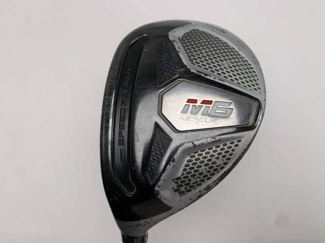 TaylorMade M6 4 Hybrid 22* Fujikura Atmos Red 6R Regular Graphite Mens LH