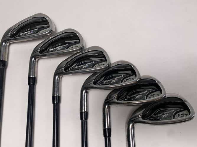 LEFTY Callaway Steelhead XR Iron Set 5-PW San Diego 4.5 Senior LH -1/2''
