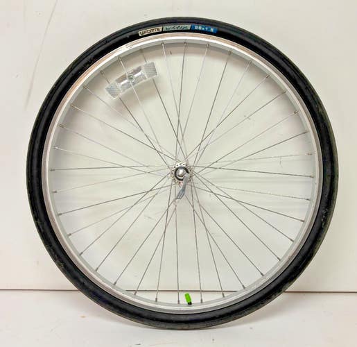 Silver Aluminum 36-Spoke 26" QR Front Wheel Shimano Alivio Hub Forte Tire CLEAN