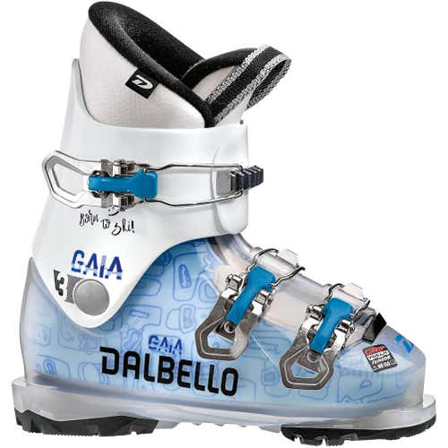 NEW Dalbello Gaia 4.0 GW Junior Ski Boots - Size 24 / 24.5 - Trans / White
