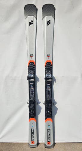 Unisex K2 156 cm All Mountain Disruption RX Skis With Bindings Max Din 10 (Used)