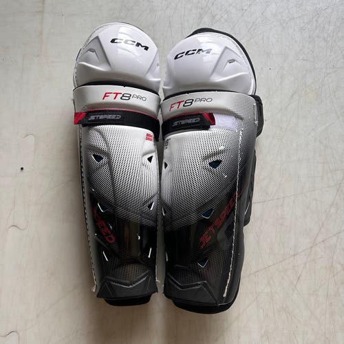 Senior CCM Jetspeed FT8 Pro 16" Shin Pads (Used)