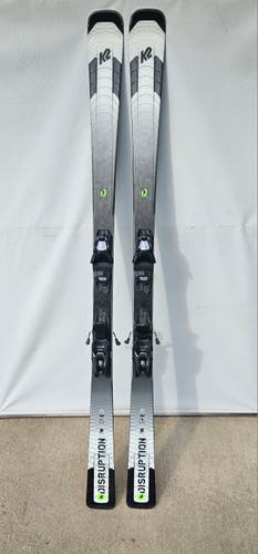 Unisex K2 174 cm All Mountain Disruption Speed RX Skis With Bindings Max Din 10 (Used)