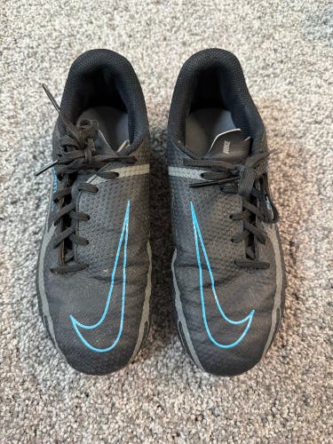 Nike Phantom GT2 Club Youth Soccer Cleats – Black/Blue – Size 3.5Y (Used)