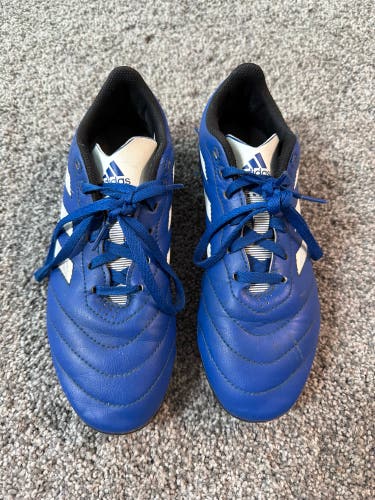 adidas Goletto Youth Soccer Cleats – Blue/White – Size 5.5Y (Used)