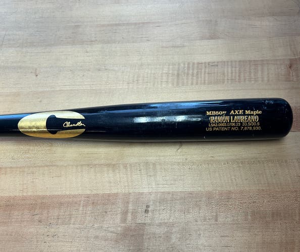 GAME USED MLB - Chandler - MB50xp AXE - Ramon Laureano Guardians Baseball Bat