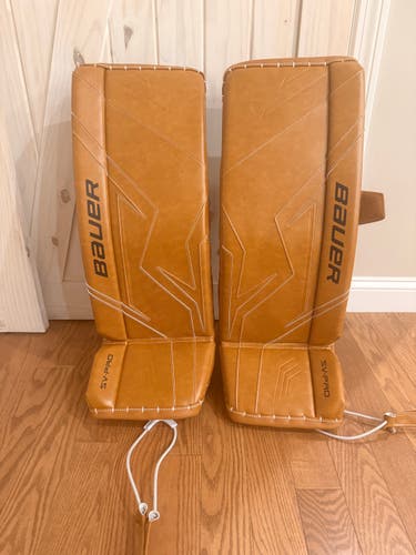 Small Bauer Sv-Pro Goalie Leg Pads (New)