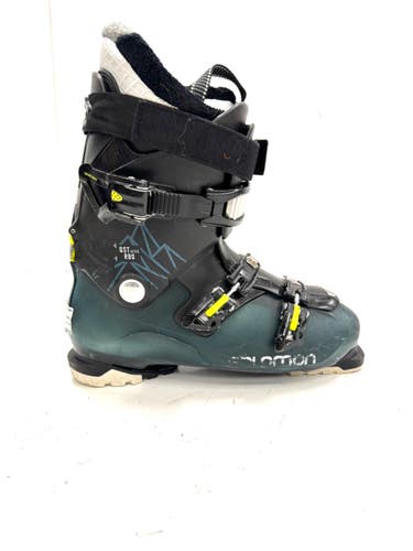 Used Salomon QST R80 Mens DH Ski Boot Green 305 MP - M12.5 11860-S000312168
