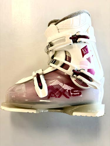 Used AXIS AX3 Womens DH Ski Boot White 235 MP - J05.5 - W06.5 11860-S000312193