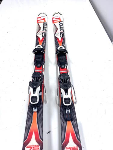 Used Salomon X DRIVE 7.5 Mens DH Ski/Binding Orange 154 cm 11860-S000312173