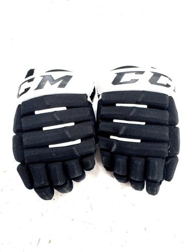 Used CCM 4R LITE Youth Gloves Black 10" 11860-C000312301