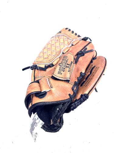 Used Mizuno POWER CLOSE BB/SB Glove RH Throw Brown 11" 11860-C000312284