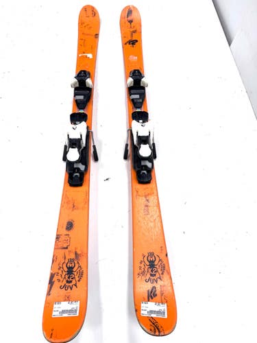 Used K2 JUVY Boys DH Ski/Binding Orange 139 cm 11860-S000312483