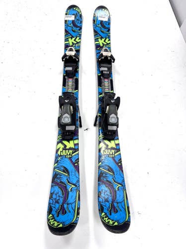 Used K2 JUVY Boys DH Ski/Binding Royal Blue 119 cm 11860-S000312484
