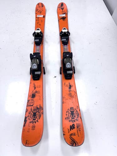 Used K2 JUVY Boys DH Ski/Binding Orange 129 cm 11860-S000312494