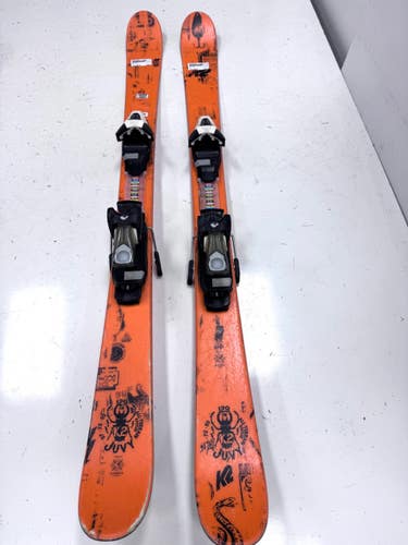 Used K2 JUVY Boys DH Ski/Binding Orange 129 cm 11860-S000312493