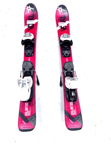 Used Volkl UNLIMITED AC Boys DH Ski/Binding Red 80 cm 11860-S000312512