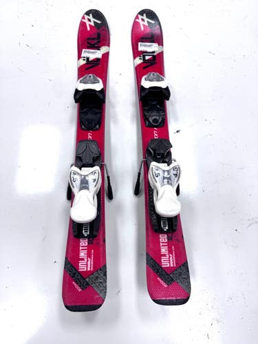 Used Volkl UNLIMITED AC Boys DH Ski/Binding Red 80 cm 11860-S000312511
