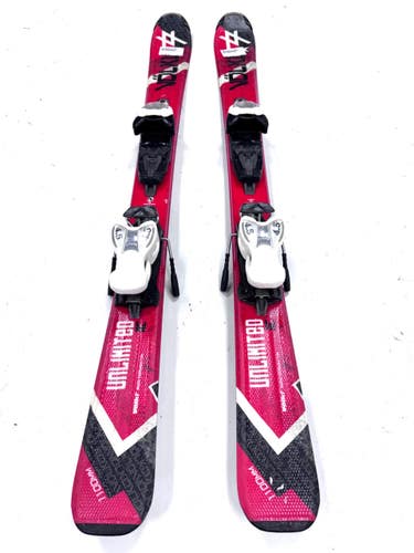 Used Volkl UNLIMITED AC Boys DH Ski/Binding Red 110 cm 11860-S000312528