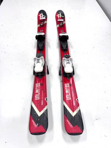 Used Volkl UNLIMITED AC Boys DH Ski/Binding Red 120 cm 11860-S000312535