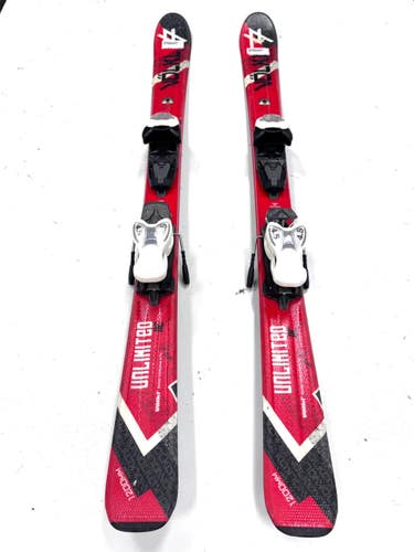 Used Volkl UNLIMITED AC Boys DH Ski/Binding Red 120 cm 11860-S000312537