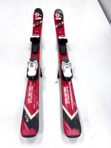 Used Volkl UNLIMITED AC Boys DH Ski/Binding Red 120 cm 11860-S000312538