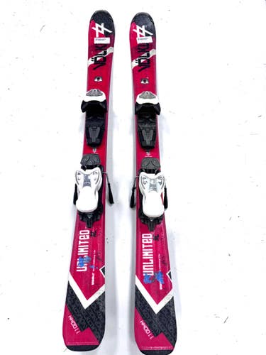 Used Volkl UNLIMITED AC Boys DH Ski/Binding Red 110 cm 11860-S000312534