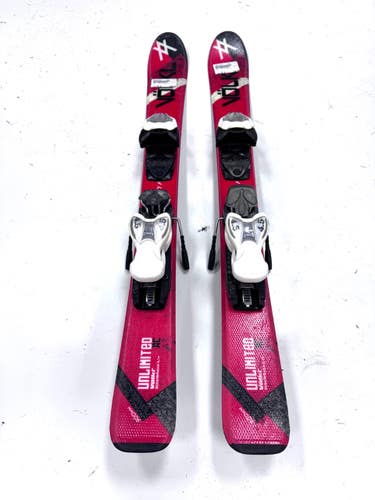 Used Volkl UNLIMITED AC Boys DH Ski/Binding Red 90 cm 11860-S000312518