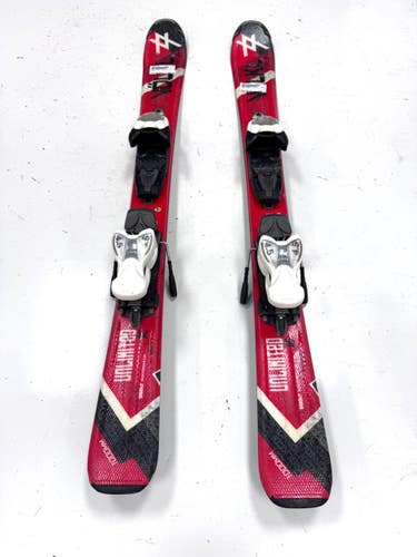 Used Volkl UNLIMITED AC Boys DH Ski/Binding Red 100 cm 11860-S000312521