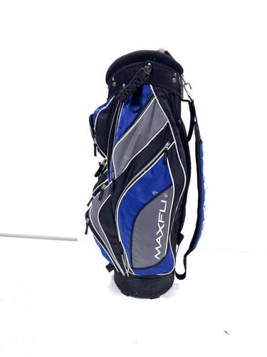 Used Maxfli BLACK/BLUE Mens Cart Bag Black 11860-S000312630